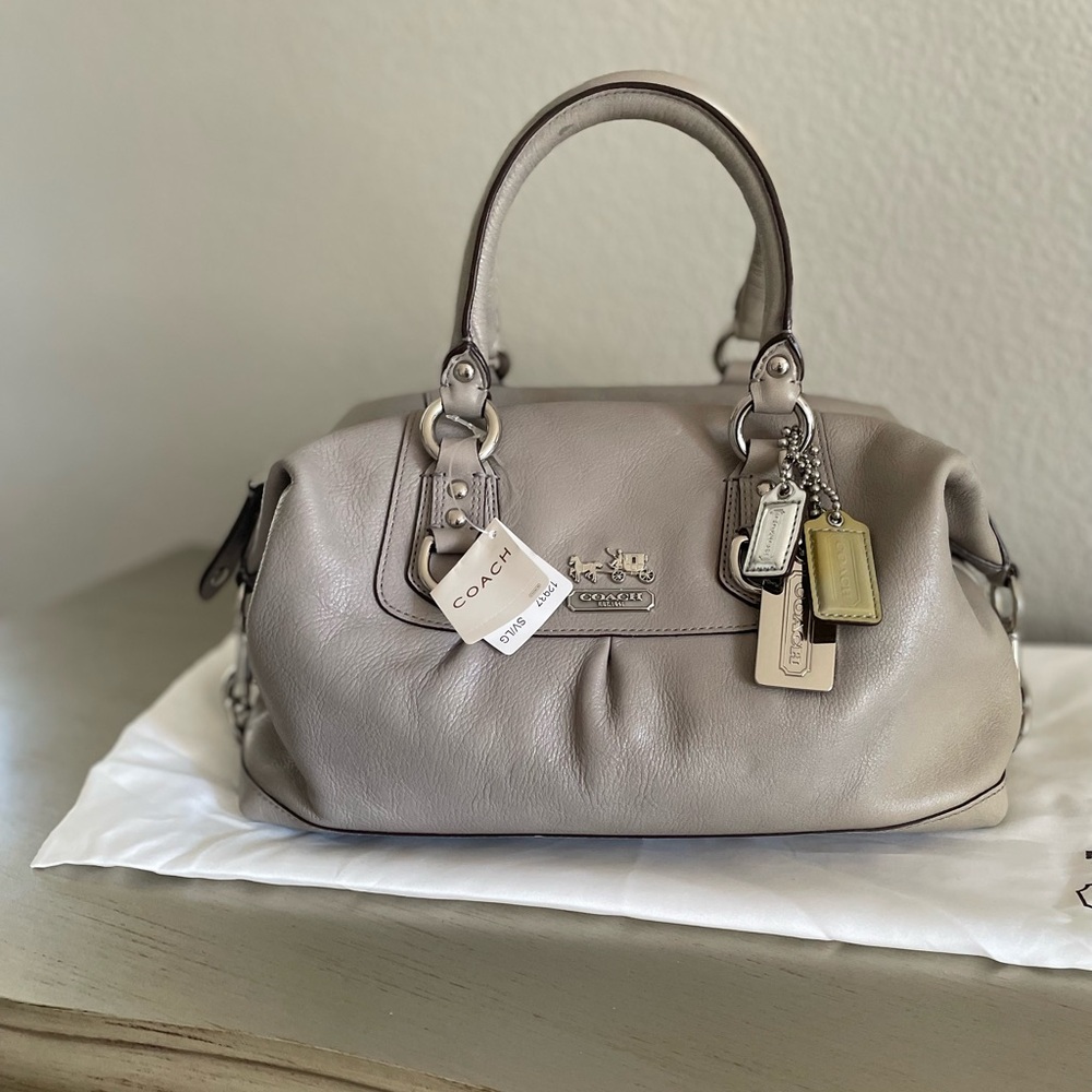 Coach Madison Sabrina leather shoulder handbag